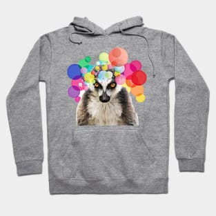 Pop Art Lemur Hoodie